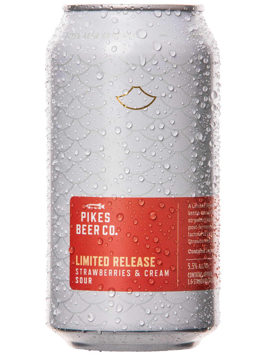 LTD Release Strawberries & Cream Sour - Pikes Beer Co